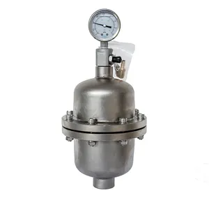 SS304/316 Pulsation Damper Diaphragm Airbag Pulse Damper Air Pulsation Damper For Metering Pumps Accessories