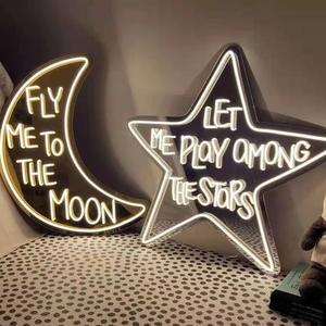 Décoration de Ramadan <span class=keywords><strong>en</strong></span> gros : Enseigne néon lumineuse personnalisée avec lettres, télécommandée - Product Image 3