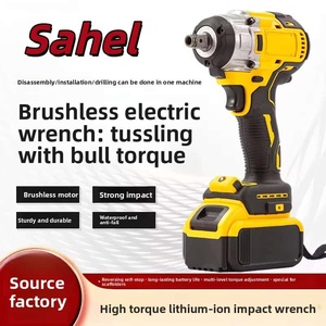 Llave de <span class=keywords><strong>Impacto</strong></span> Eléctrica Recargable de Iones de Litio de 24 V con Gran Torque y Sin Escobillas, Destornillador de Alto Torque - Product Image 1