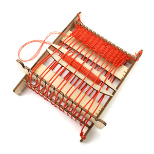 Wooden <b>Weaving</b> <b>Loom</b> For Kids 7-12 Years Stem Education Craft Toy DIY Science Experiment Tool - Product Image 1