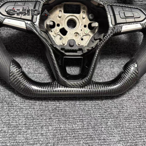 พวงมาลัยคาร์บอนไฟเบอร์สำหรับ volkswagens Golf 8 Golf R 6 7 7.5 MK8 MK7 8R GTI GTD CC Jetta VW W MK6 <span class=keywords><strong>Scirocco</strong></span> - Product Image 5