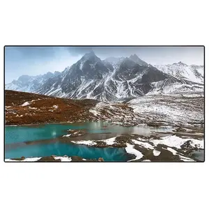 Cristallo grigio caldo 4K 8K ALR schermo Nano metallo luce ambientale che respinge cornice fissa 1CM Ultra stretta lunetta CLR