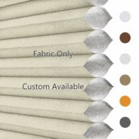 Tissu pour stores alvéolaires occultants complets en non-tissé Spunlace imperméable beige 20 mm sur mesure