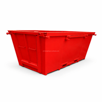 Conteneur à déchets en acier de 2m³ compatible avec les crochets de levage pour petites déchets de construction en Australie