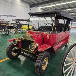 Vente directe usine : Nouveau véhicule de loisirs classique vintage antique, transport spécial - Rouge, 8 places, prix compétitif - Product Image 5