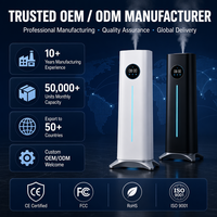 Diffuseur de parfum GAM-1500F, nébuliseur d'huiles essentielles intelligent, machine aromatique pour salle de massage, écran tactile et contrôle par application