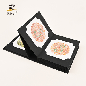 색맹 검사 책 시력 검사 기구 전문가용 색상 시력 검사 책 시력 검사 시험용 - Product Image 1