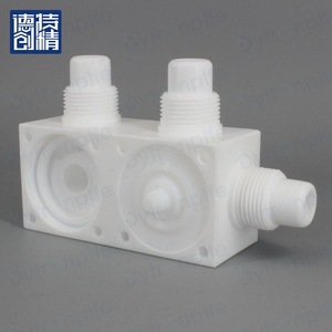 Dechuang <b>PTFE</b> Irregular Parts DC-255 CNC Machined For Semiconductor And Chemical Instrument Industry - Product Image 2