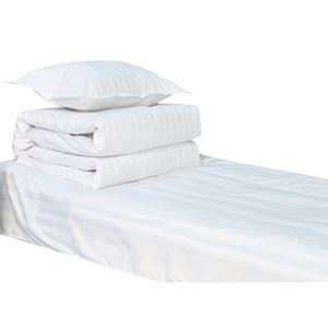 Muebles de hospital, juegos de cama de <span class=keywords><strong>tres</strong></span> piezas, funda de rayas azules y blancas, fundas de almohada con patrón Floral, sábana de algodón <span class=keywords><strong>para</strong></span> uso doméstico - Product Image 4
