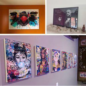 Marco <span class=keywords><strong>de</strong></span> decoración del hogar, arte <span class=keywords><strong>de</strong></span> pared, impresiones <span class=keywords><strong>de</strong></span> imágenes, póster, retrato <span class=keywords><strong>de</strong></span> mujer, lienzo, mujer popular, polvo volador, brillo dorado, arte <span class=keywords><strong>de</strong></span> pared para mujer - Product Image 6