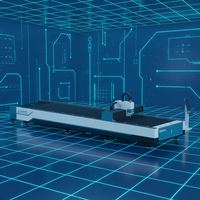 Machine de découpe laser fibre CNC LX6015FC de type ouvert pour tôles et plaques métalliques, 1-6 kW, garantie 3 ans, prix usine