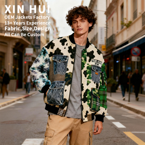 Veste d'hiver pour homme avec poches en jean, service OEM en gros, étiquette privée personnalisée, 2026 - Product Image 2