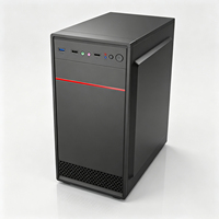 Nouveau Boîtier PC de Bureau 2026 - Tour Moyenne Matx Universelle pour Ordinateur de Bureau avec Baie 5,25 Pouces pour Lecteur Optique