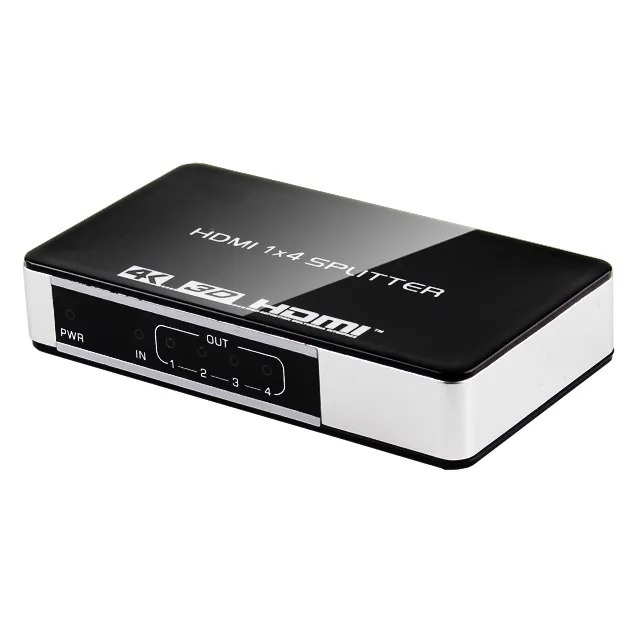 Groothandel Full Hd 3d 1080P 1 Tot 4 Hdmi 1.4 Splitter 1X4 4K X 2K 4 Poort Hdmi Video Splitter 1 In 4 Uit