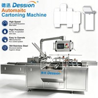 Machine automatique d'emballage de plaquettes de comprimés dans des boîtes en carton, machine d'emballage de plaquettes de pilules, machine d'emballage de plaquettes de comprimés dans des cartons