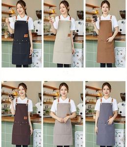 Tablier de Chef Personnalisé en Toile avec Grandes Poches et Bretelles Réglables pour Hommes et Femmes – Idéal pour la Cuisine, le Jardinage, la Pâtisserie, le Travail et la Peinture - Product Image 4
