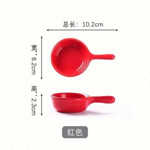 Platos de Porcelana Esmaltada Mini Ecológicos Desechables con Grabado para Salsas, Ketchup y Especias, Ideales para el Regreso a Clases - Product Image 6