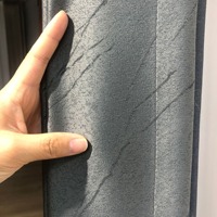 Rideaux occultants gris pour chambre à coucher, épais et lourds, 100 % polyester, design moderne, à œillets, isolants thermiques