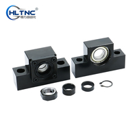 Support d'extrémité SFU1605 BK12 BF12 DSG16H avec siège d'écrou 8x10mm et raccord pour kit de vis à billes à mouvement linéaire pour routeur CNC, stock UE Pologne