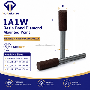Pointe de meulage montée sur résine 1A1W pour affûtage d'inserts de lame de scie 1A1W - Product Image 4