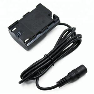 Pour Canon EOS 5D Mark III, EOS <span class=keywords><strong>5DS</strong></span>,<span class=keywords><strong>5DS</strong></span> <span class=keywords><strong>R</strong></span>, 6D, 60D,60Da,70D, 7D,7D Mark II ACK-E6 adaptateur entièrement décodé LP-E6 de batterie factice - Product Image 4