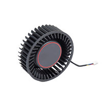 Ventilador de Repuesto para GPU de 75 mm, Ventilador de Refrigeración Radial PWM de 4 Pines para Tarjeta Gráfica NVIDIA RTX Turbo Edition