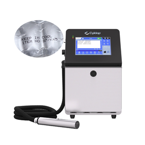 Imprimante jet d'encre automatique Cyklop CM750 CIJ avec application de codage de date par balayage et impression réciproque pour batteries - Product Image 3