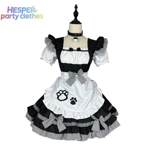 HESPER Nuevo Disfraz de Sirvienta para Mujer, Talla Grande, Ropa Clásica de COSPLAY, Sirvienta de Anime en Blanco y Negro - Product Image 1