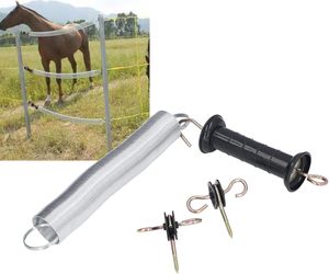Fence Gate Kit Agricultural Fencing Plastic 5 Meters Animal <b>Spring</b> Hardware <b>Door</b> Accessory Handle Insulated Nail L1 Plastic Post - Product Image 3