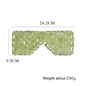 Natural Jade Anti-Envelhecimento Máscara de Olho Quente ou Frio Massageador Facial Quartzo Rosa Cristal Venda para Massagem do Sono Ferramenta - Product Image 3