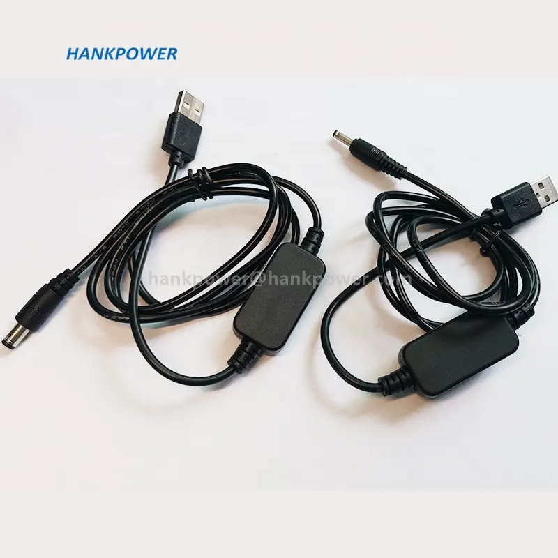 Hochwertiges USB 5V zu DC 5521 9V 12V Aufwärts wandler kabel DC 5V zu 9V/12V Booster Netzteil adapter kabel