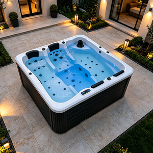 Bain à remous extérieur et jacuzzi, piscine à remous, <span class=keywords><strong>spa</strong></span> en acrylique avec contrôle Balboa pour 4 personnes - Product Image 3