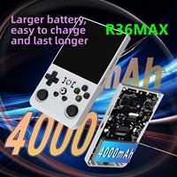 Vente directe d'usine, console de jeu sans fil R36MAX, écran couleur de 4 pouces, grand écran, console de jeu portable rétro, jeu de rôle RPG