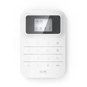 HY-W1家庭报警系统WiFi GPRS/GSM 3G/4G带PIR检测器门传感器USB报警