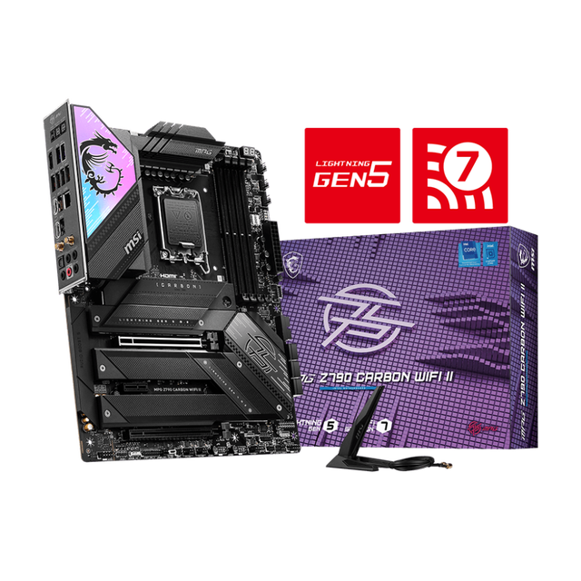 For MSI MPG Z790 CARBON WIFI II ATX Gaming Motherboard Intel 12/13/14th CPU LGA1700 DDR5 7 5G LAN 256GB for Desktop Computer