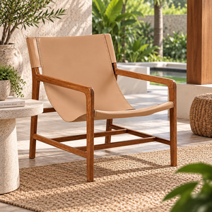 Complétez votre mobilier de patio avec une chaise longue en teck offrant une durabilité fiable, un confort et une élégance naturelle. - Product Image 2