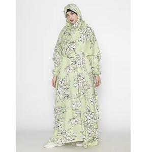 Latest 2024 Collection High Quality Designer Women's Long Sleeve Prayer Gown <b>Islamic</b> Fashion Muslim Dresses Women Girls Chiffon - Product Image 1