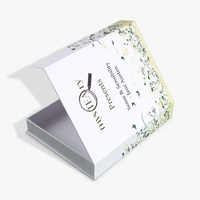 Boîte cadeau magnétique pliable personnalisée avec lamination mate de luxe classique avec votre propre logo pour l'emballage de cadeaux de Noël