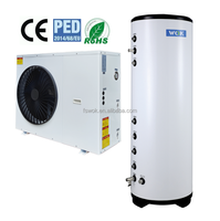 Usine pour 100L 200L 300L réservoir tampon Source d'air pompe à chaleur réservoir tampon réservoir d'eau chaude avec acier inoxydable SUS304/316