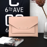 Housse pour ordinateur portable en cuir PU, vente en gros, pochette pour ordinateur portable durable, sac pour ordinateur portable avec grande capacité