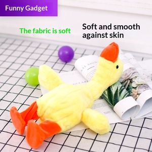 ตุ๊กตาเป็ดข้ามพรมแดน ขยับคอได้ ร้องเพลงได้ <span class=keywords><strong>พูด</strong></span>ได้ ของเล่นตุ๊กตาไฟฟ้าบันทึกเสียงซ้ำได้ บรรจุใยฝ้าย PP - Product Image 3