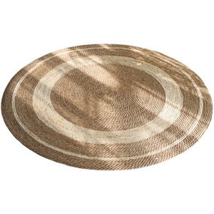 Alfombra Tapete de Estilo Nórdico Moderno Tejida en Ratán y Cuerda de Junco para Uso Doméstico de Lujo Ligero en Dormitorio Sala de Estar Tienda de Ropa Fotografía - Product Image 5