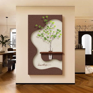 Porche <span class=keywords><strong>Peinture</strong></span> Décorative <span class=keywords><strong>Simulation</strong></span> Hydroponique Plante Verte <span class=keywords><strong>Peinture</strong></span> De Grès En Trois Dimensions Lumière LED <span class=keywords><strong>Peinture</strong></span> Mur Art - Product Image 2
