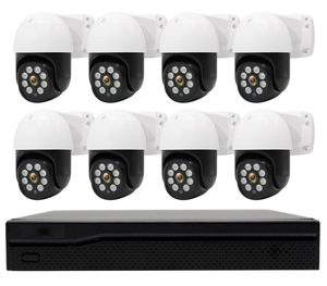 <span class=keywords><strong>Kit</strong></span> Système de Caméras de Surveillance CCTV POE HDD avec Suivi IA Automatique 4K/5MP, 8 Canaux, Panoramique/Inclinaison, Audio Bidirectionnel, Vision Nocturne Couleur et Alerte Push - Product Image 1