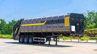 Camion compacteur de déchets à trois essieux avec transmission hydraulique manuelle, moteur et boîte de vitesses, vente directe d'usine