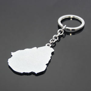 Llavero de Metal con Mapa de <span class=keywords><strong>Uruguay</strong></span>, Recuerdo Personalizado de <span class=keywords><strong>Uruguay</strong></span>, Regalo de Celebración Uruguaya, Llavero de Viaje con Bandera Esmaltada - Product Image 4