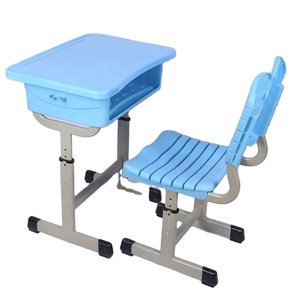 Fabricants de mobilier scolaire de haute qualité, vente en gros, usine chinoise, bureaux et chaises pour étudiants - Product Image 1