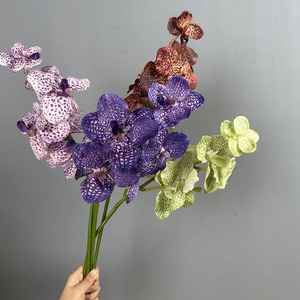 Flores Artificiales <span class=keywords><strong>de</strong></span> Seda, Orquídea <span class=keywords><strong>Phalaenopsis</strong></span>, Tacto Suave e Hidratante, Decoración para Bodas y Hogar, Planta Decorativa, Flor Artificial - Product Image 1