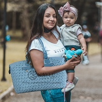 Sac à couches fourre-tout pour bébé, mode européenne tendance, personnalisé, sac d'hôpital pour maman avec Station à langer