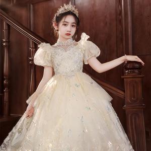 Nuevo Vestido Infantil <span class=keywords><strong>de</strong></span> Alta Gama, Estilo Lujoso y Exclusivo, Ideal para un Hermoso Recital <span class=keywords><strong>de</strong></span> <span class=keywords><strong>Piano</strong></span>, Presentadora <span class=keywords><strong>de</strong></span> Alto Nivel, Vestido <span class=keywords><strong>de</strong></span> Princesa - Product Image 3
